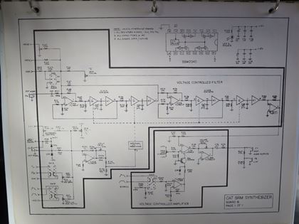 Octave-Cat 1978 manual, schematics binder